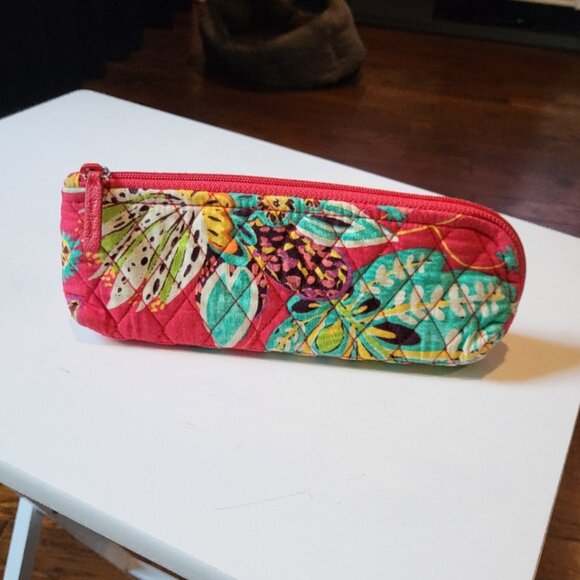 Vera Bradley Retired Rumba Pattern Case Pencil Makeup Pouch - Picture 2 of 16